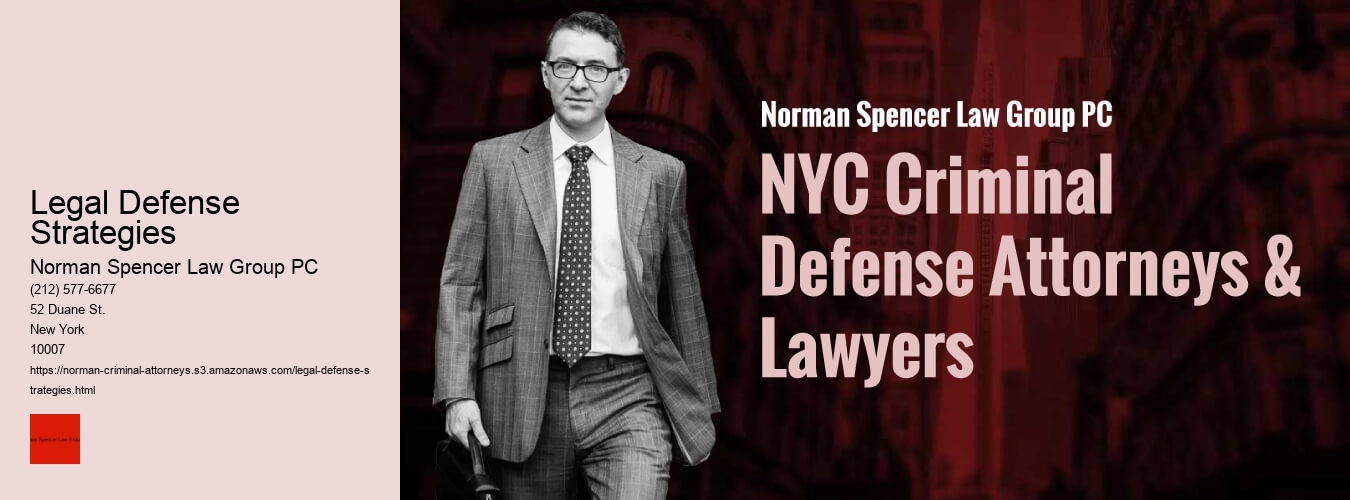 Legal Defense Strategies